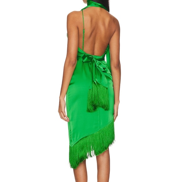 l’academie ziggy mini fringe dress - Picture 2 of 2